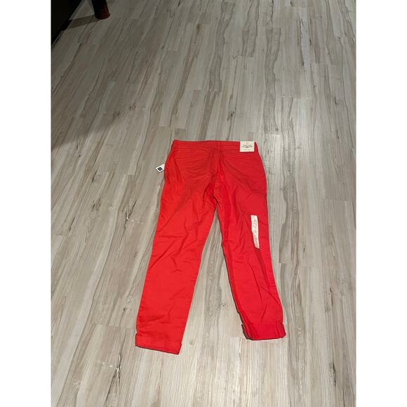 Gap Slim City Khaki Red Salmon size 4R - Picture 2 of 5